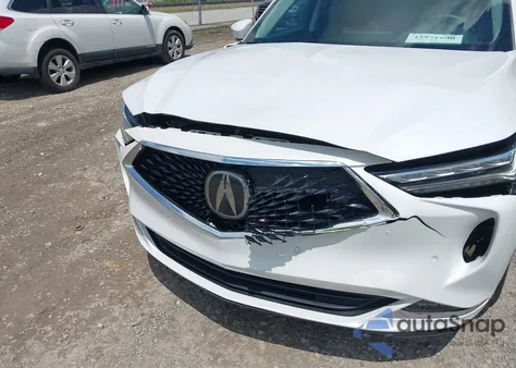 2022 Acura Mdx Advance Package z USA, uszkodzony, nr VIN 5J8YE1H84NL011126